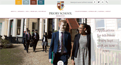 Desktop Screenshot of prioryschool.net