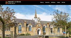 Desktop Screenshot of prioryschool.org.uk